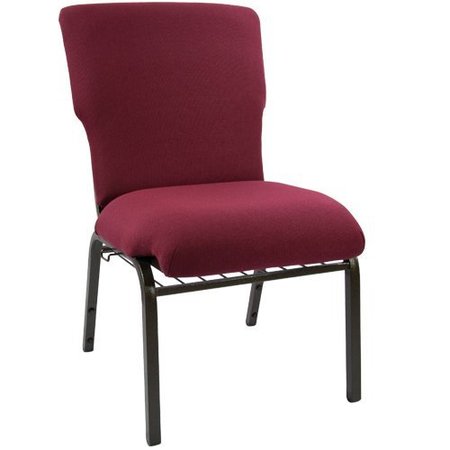 Flash Furniture Advantage Maroon Discount Church Chair, 21" Wide EPCHT-104